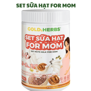 Set sữa hạt For Mom GoldzHerbs (Hũ/500gr)