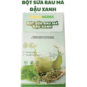 Bột Sữa Rau Má Đậu Xanh Goldzherbs King Spider (Túi/14gói/18gram)