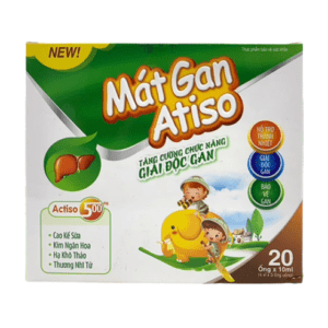 Siro Mát gan Atiso Hải Linh (Hộp/20o/10ml)