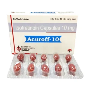 Acuroff 10 isotretinoin 10mg indchemie (Hộp/10v)