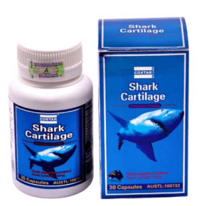 Hỗ trợ xương khớp sụn cá mập blue shark cartilage 750mg costar (Chai/30v)