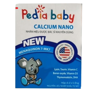 Pedia Baby Calcium Nano Mediphar (Hộp/20o)