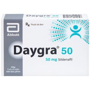 Thuốc Daygra 50 Abbott điều trị rối loạn cương dương (1 vỉ x 4 viên)