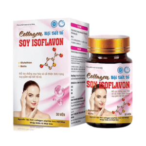 Cải thiện nội tiết nữ collagen soy isoflavon mekong (Lọ/30v)