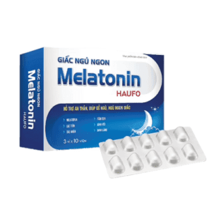 Hỗ trợ giấc ngủ ngon melatonine hauf0 mekong (Hộp/30v) (Mẫu ngẫu nhiên)