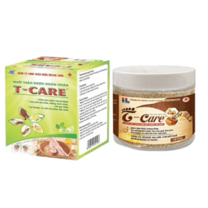 Muối Thảo Dược Ngâm Chân T-Care Hoàng Long (Lọ/600gr)