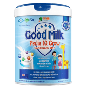 Sữa bột good milk pedia iq grow 1-15 tuổi minh chung (Hộp/900gr)