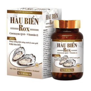 Tăng cường sinh lý nam hàu biển rox rostex pharma (Lọ/30v) (bạc)
