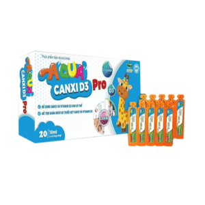 Siro Aqua Canxi D3 Pro Anh Nhiên ( Hộp/20o/10ml)