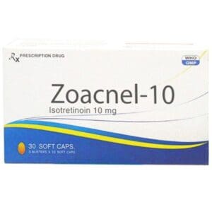 Zoacnel isotretinoin 10mg davipharm (Hộp/30v)