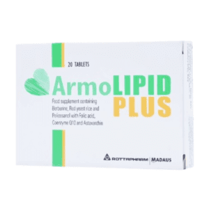 Hỗ trợ giảm mỡ máu Armolipid Plus Rottapharm (Hộp/20v)