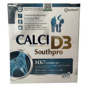 Calci D3 Southpro Bibita (Hộp/20ống/10ml)