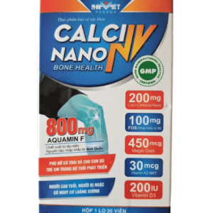 Chắc khỏe xương Calci Nano NV Nhật Việt Pharma (Hộp/30v)