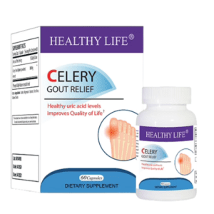 Viên Uống Cải Thiện Chỉ Số Acid Uric Celery Gout Relief Healthy Life (Lọ/60V)
