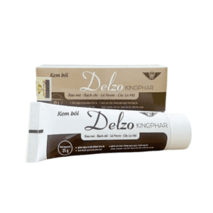 Kem bôi aczema vảy nến lupus viêm da cơ địa Delzo Kingphar Vinh Thịnh Vượng (Tuýp/25gr)