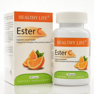 Viên uống bổ sung Vitamin C Healthy Life Ester C (Lọ/60V)