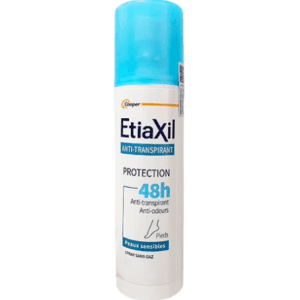 Xịt Khử mùi ngăn mùi hôi chân 48h Etiaxil Déodorant Anti Transpirant Protection Riemann (Chai/100ml)