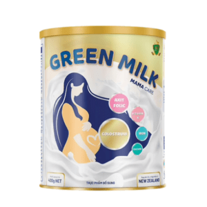 Sữa Non Bổ Sung Canxi Cho Mẹ Bầu GreenMilk Hoàng Long Medical (Hộp/400gr)