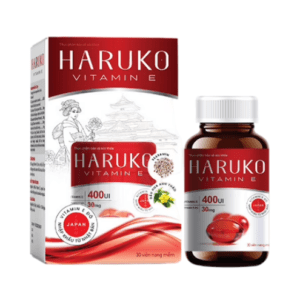 Hỗ trợ đẹp da chống lão hóa Haruko Vitamin E đỏ Winpharma (Lọ/30v)