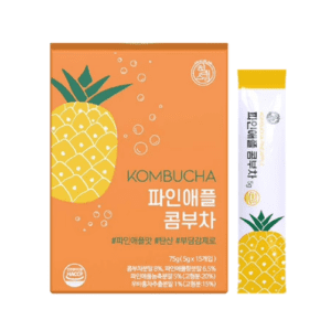 Detox Giảm Cân Trà Kombucha Vị Dứa Healslab (Hộp/15gói/5gr)