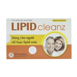 Hỗ trợ giảm mỡ máu Lipid Cleanz Á Âu (Hộp/30v)