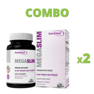 Combo 2 Giảm Cân MegaSlim Hotchland Nutrition (Lọ/30v)