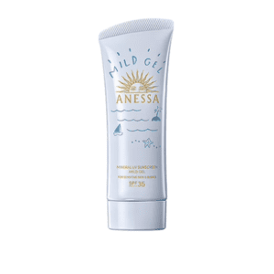 Gel Chống Nắng Anessa Da Nhạy Cảm & Trẻ Em Mineral UV Sunscreen Mild Gel SPF35 PA+++ Shiseido (Tuýp/90gr)