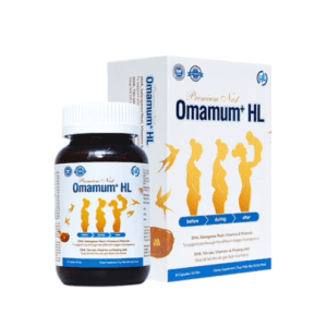 Viên uống bổ sung Vitamin Premium Nest Omamum Plus HL Hoàng Long Medical (Hộp/30V)