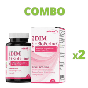 Combo 2 Nội Tiết Tố Optimum DIM Bioperine Hotchland Nutrition (Lọ/30v)