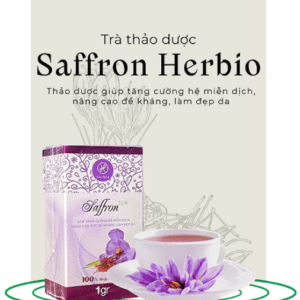 Nhụy hoa nghệ tây Saffron Sargol Herbio (Chai/1gr)
