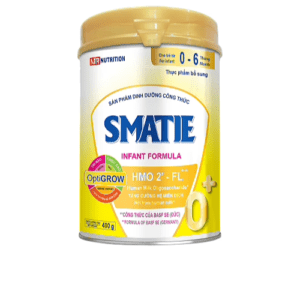 Sữa Công Thức HMO Tăng cường miễn dịch cho trẻ từ 0 đến 6 Tháng Tuổi Smatie (Hộp/400gr)