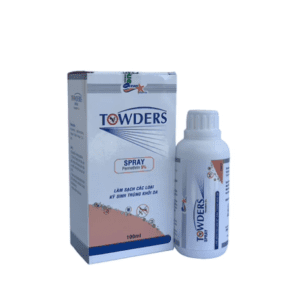 Làm sạch ký sinh trùng Towders Spray Quang Xanh (Chai/100ml)