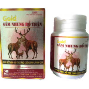 Gold sâm nhung bổ thận tw3 (Lọ/30v)