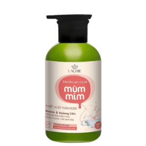 Sữa Tắm gội Cho Bé Mũm Mĩm Hương Sữa Gạo Lachie (Chai/350ml)