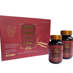 Viên Uống Đông Trùng Hạ Thảo Viên Ăn Ngủ Ngon Vgas (Hộp/2 lọ/30 viên)