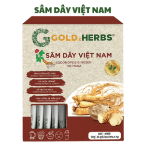 Sâm Dây Việt Nam Goldzherbs (Hộp/15gói/4gr)
