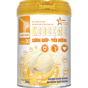Sữa Bột Canxi Tổ Yến hỗ trợ Xương Khớp Tiểu Đường Ăn Ngon Ngủ Ngon Koobeme Nutrition (Hộp/800gr)