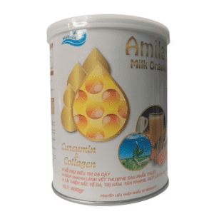 Sữa nghệ dinh dưỡng dành cho người đau dạ dày và sau phẩu thuật Amilac Milk Organic (Hộp/400gr)