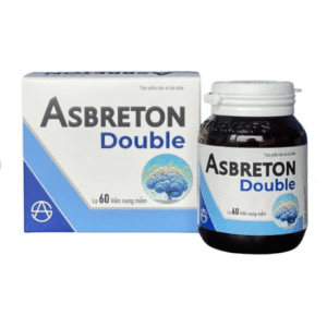 Hỗ trợ hoạt huyết tuần hoàn não Asbreton Double Asta Healthcare (Lọ/60v)