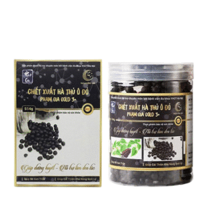 Hỗ trợ đen tóc chiết xuất hà thủ ô đỏ phạm gia gold 3+ nguyên hà (h/554gr)
