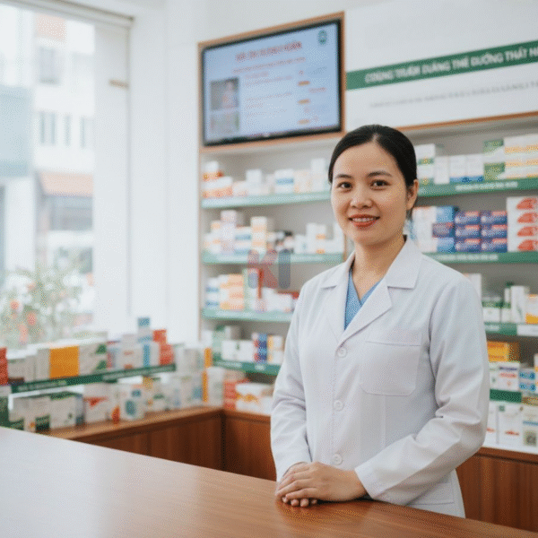 Dược sĩ tại Nhà Thuốc Khải Hoàn tư vấn cách phòng ngừa tình trạng nước tiểu có váng.