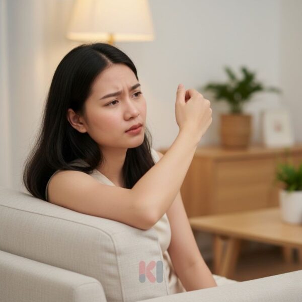 Cảm giác nóng trong người khó chịu sau khi ăn nhiều xoài chín.